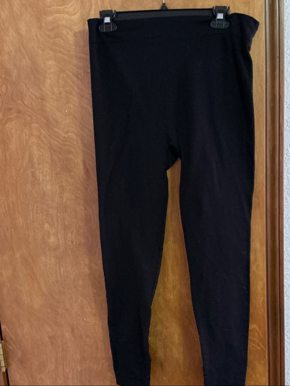 Black Women's Stretch Leggings - Classic High-Rise